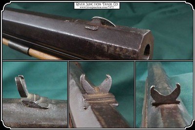Nice Original H. E. LEMAN, Lancaster, Pennsylvania Percussion Rifle - Half Stock, .36 Caliber RJT#7472 - Image 14 of 17