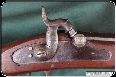 Nice Original H. E. LEMAN, Lancaster, Pennsylvania Percussion Rifle - Half Stock, .36 Caliber RJT#7472 - Image 4 of 17