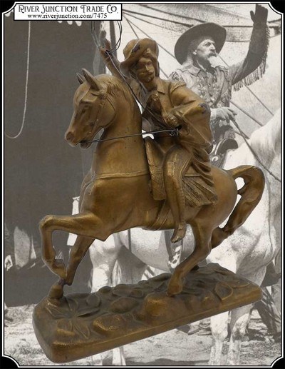 Buffalo Bill Statue, Souvenir of his Wild West Show - Image 1 of 12