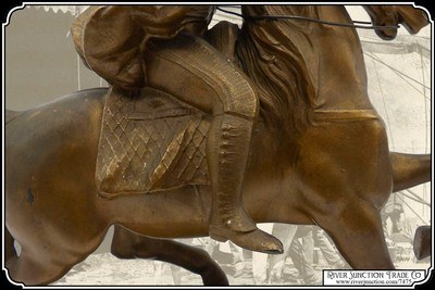 Buffalo Bill Statue, Souvenir of his Wild West Show - Image 5 of 12