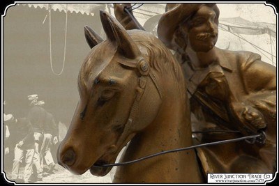 Buffalo Bill Statue, Souvenir of his Wild West Show - Image 7 of 12