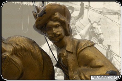 Buffalo Bill Statue, Souvenir of his Wild West Show - Image 6 of 12