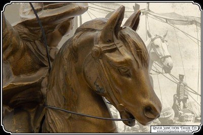Buffalo Bill Statue, Souvenir of his Wild West Show - Image 8 of 12