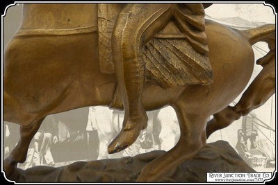 Buffalo Bill Statue, Souvenir of his Wild West Show - Image 4 of 12