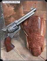 Colt SAA .38 Special with Right Hand Cross Draw Holster