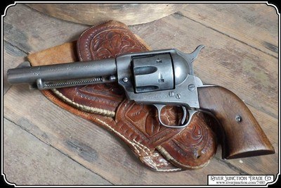 Colt SAA .38 Special with Right Hand Cross Draw Holster - Image 3 of 21