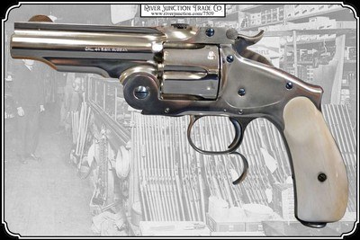 Real and Reproduction S&W Russian Model 3 Grips Smooth Bone - Image 3 of 8