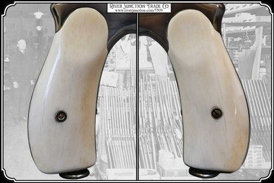 Real and Reproduction S&W Russian Model 3 Grips Smooth Bone - Image 4 of 8