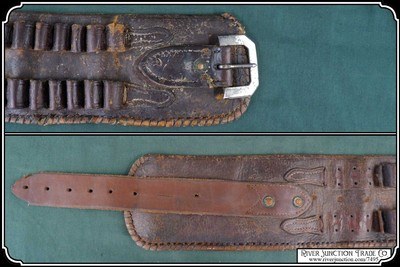 Vintage Leather Cartridge Belt - Image 3 of 5