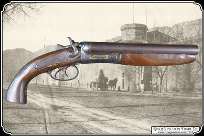 Cut down & coverted to percussion.W. Richards SxS Shotgun - Image 3 of 18