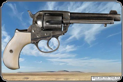 Bone Grips For Colt Lightning and Thunderer Smooth all Natural - Image 3 of 8