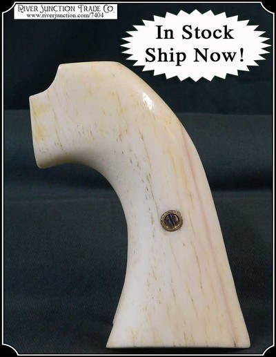 Colt Bisley Smooth Bone 2 Piece Grips Run Narrow - Image 1 of 8