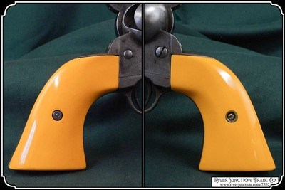 John Wayne Style, 1920s - 40s Original Catalin Yellow Grips - Image 4 of 9