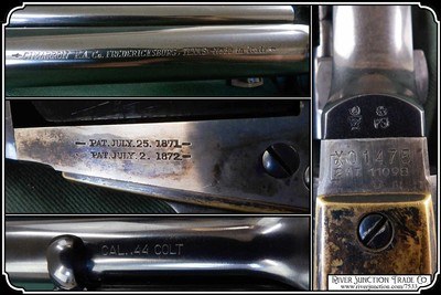 Cimarron 1872 open top in .44 Russian/ .44 S&W Spec., or .44 Long Colt - Image 10 of 17