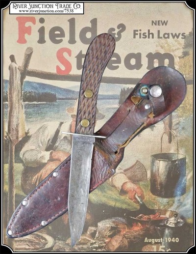 Vintage Remington Knife with Remington Leather Sheath - Image 1 of 12