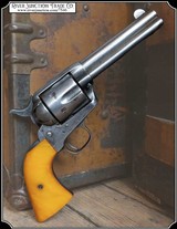 John Wayne Style Grips, 1920s - 40s Original Catalin Yellow Grips RJT#7546 - Image 1 of 9