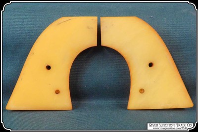 John Wayne Style Grips, 1920s - 40s Original Catalin Yellow Grips RJT#7546 - Image 8 of 9