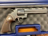 Colt Python 6 inch stainless barrel .357 mag