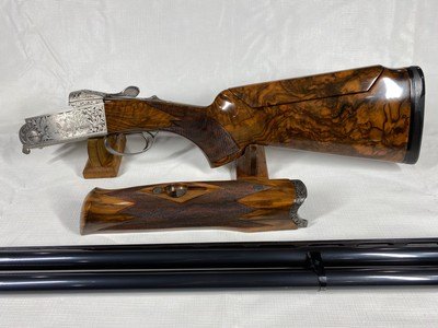 Krieghoff Waterfowl Medallion Crown Grade Wood 2 Gun Set