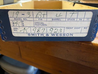 Smith & Wesson 19-3 Revolver 357 Mag - Image 3 of 9