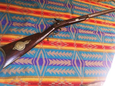 Beautifully engraved .43 percussion sporting rifle - Image 1 of 11