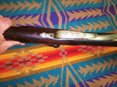Beautifully engraved .43 percussion sporting rifle - Image 5 of 11