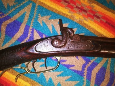Beautifully engraved .43 percussion sporting rifle - Image 3 of 11