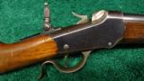 WINCHESTER BRITISH PROOFED LOW-WALL RIFLE IN 22 LONG RIFLE CALIBER - 1 of 11