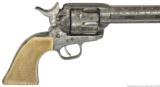EXTREMELY RARE COLT ENGRAVED PANEL NICKEL PLATED SINGLE ACTION - 2 of 9
