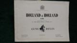 HOLLAND & HOLLAND LTD CATALOG - 1 of 4