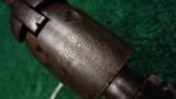  VERY RARE KIDDER MARKED CASE FITTED WITH AN 1849 COLT POCKET REVOLVER - 7 of 11
