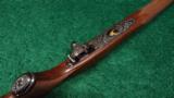 WINCHESTER MODEL 70 DELUXE ENGRAVED FACTORY EXHIBITION GUN - 2 of 12