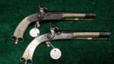 VERY FINE PAIR OF SCOTTISH ALL METAL PERCUSSION PISTOLS - 2 of 7