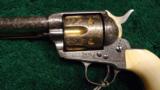  FACTORY DOCUMENTED GOLD AND SILVER PLATED HELFRICH ENGRAVED COLT SA - 4 of 15