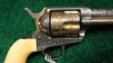  FACTORY DOCUMENTED GOLD AND SILVER PLATED HELFRICH ENGRAVED COLT SA - 3 of 15