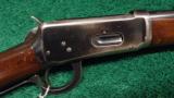  MOST UNUSUAL SPECIAL ORDER WINCHESTER MODEL 94 PENCIL BARRELED RIFLE IN .38-55 - 1 of 12