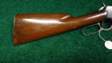  MOST UNUSUAL SPECIAL ORDER WINCHESTER MODEL 94 PENCIL BARRELED RIFLE IN .38-55 - 10 of 12