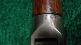  MOST UNUSUAL SPECIAL ORDER WINCHESTER MODEL 94 PENCIL BARRELED RIFLE IN .38-55 - 9 of 12