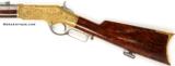 EXTRAORDINARY ONE OF A KIND RELIEF ENGRAVED WINCHESTER MODEL 1866 EXHIBITION RIFLE - 5 of 15