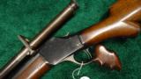 UNUSUAL WINCHESTER MODEL 1885 HIGH WALL RIFLE IN .32-40 - 2 of 10