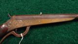 REMINGTON BEALS FACTORY ENGRAVED BRASS FRAME RIFLE - 5 of 12