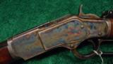 BEAUTIFUL WINCHESTER MODEL 1873 DELUXE PISTOL GRIP CHECKERED RIFLE - 2 of 15