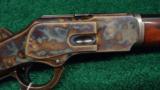BEAUTIFUL WINCHESTER MODEL 1873 DELUXE PISTOL GRIP CHECKERED RIFLE - 1 of 15