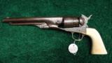  FACTORY ENGRAVED 1860 COLT ARMY REVOLVER - 4 of 13