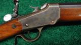  WINCHESTER LOW WALL RIFLE IN .25 WCF - 2 of 12