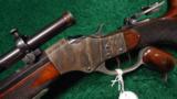  STEVENS POPE PROTOTYPE MODEL 44-1/2 SCHUETZEN RIFLE - 2 of 12