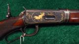  FACTORY GOLD INLAID WINCHESTER MODEL 94 RIFLE - 1 of 7