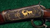  FACTORY GOLD INLAID WINCHESTER MODEL 94 RIFLE - 2 of 7