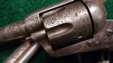  FANTASTIC PAIR OF FACTORY ENGRAVED IDENTICALLY PREPARED BLACK POWDER COLT SINGLE ACTIONS - 2 of 13