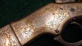  DELUXE ENGRAVED WINCHESTER 66 PRESENTATION RIFLE - 6 of 15